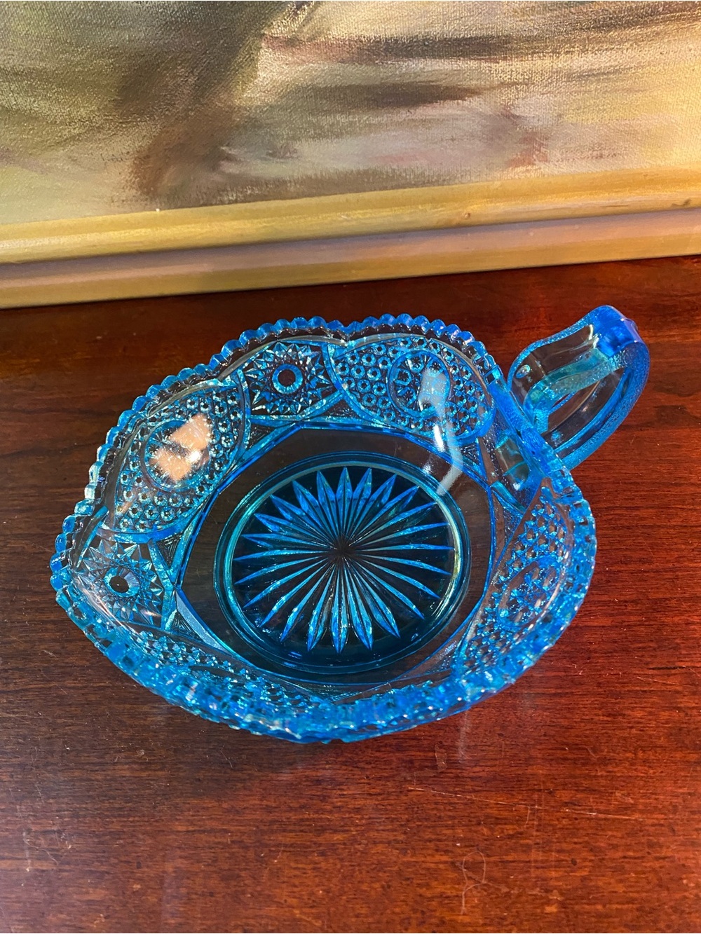 Vintage Kemple or L.E. Smith. “Nippy” Glass Bowl